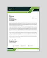 Creative and Professional letter head design template. modern corporate letterhead template design. business letterhead design. Letterhead template in flat style Pro Vector. vector