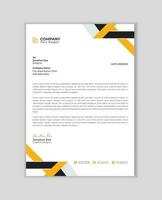 Corporate modern business letterhead design template. Letterhead template in flat style. Professional and modern corporate letterhead vector template Free Vector.