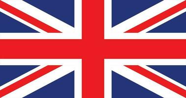United Kingdom flag, Vector illustration of the United Kingdom flag Free Vector.