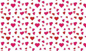 Hearts Seamless Pattern. Love Shape Pattern Design. Heart Love Seamless Pattern Background Vector Illustration Free Vector.