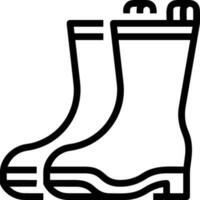 Boots symbol icon vector image. Illustration of the boot footwear shoe design image. EPS 10