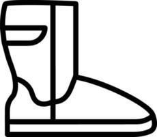 Boots symbol icon vector image. Illustration of the boot footwear shoe design image. EPS 10