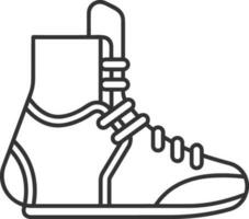 Boots symbol icon vector image. Illustration of the boot footwear shoe design image. EPS 10