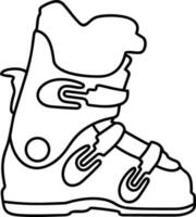 Boots symbol icon vector image. Illustration of the boot footwear shoe design image. EPS 10