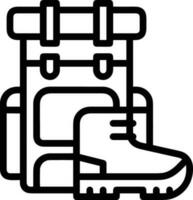 Boots symbol icon vector image. Illustration of the boot footwear shoe design image. EPS 10