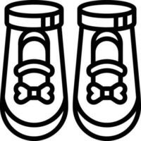 Boots symbol icon vector image. Illustration of the boot footwear shoe design image. EPS 10