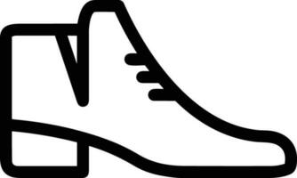 Boots symbol icon vector image. Illustration of the boot footwear shoe design image. EPS 10