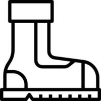 Boots symbol icon vector image. Illustration of the boot footwear shoe design image. EPS 10