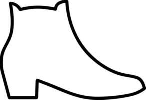 Boots symbol icon vector image. Illustration of the boot footwear shoe design image. EPS 10