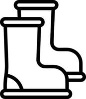 Boots symbol icon vector image. Illustration of the boot footwear shoe design image. EPS 10