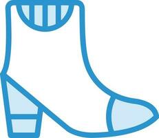 Boots symbol icon vector image. Illustration of the boot footwear shoe design image. EPS 10