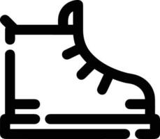 Boots symbol icon vector image. Illustration of the boot footwear shoe design image. EPS 10