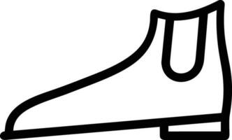 Boots symbol icon vector image. Illustration of the boot footwear shoe design image. EPS 10