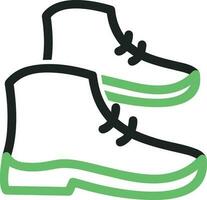 Boots symbol icon vector image. Illustration of the boot footwear shoe design image. EPS 10