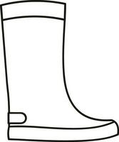 Boots symbol icon vector image. Illustration of the boot footwear shoe design image. EPS 10