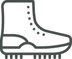 Boots symbol icon vector image. Illustration of the boot footwear shoe design image. EPS 10