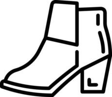 Boots symbol icon vector image. Illustration of the boot footwear shoe design image. EPS 10