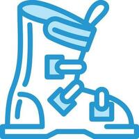 Boots symbol icon vector image. Illustration of the boot footwear shoe design image. EPS 10