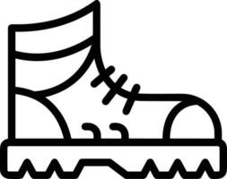 Boots symbol icon vector image. Illustration of the boot footwear shoe design image. EPS 10