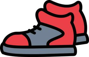 Boots symbol icon vector image. Illustration of the boot footwear shoe design image. EPS 10