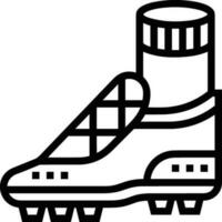 Boots symbol icon vector image. Illustration of the boot footwear shoe design image. EPS 10