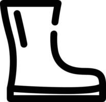 Boots symbol icon vector image. Illustration of the boot footwear shoe design image. EPS 10