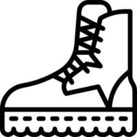 Boots symbol icon vector image. Illustration of the boot footwear shoe design image. EPS 10