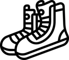 Boots symbol icon vector image. Illustration of the boot footwear shoe design image. EPS 10