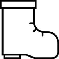 Boots symbol icon vector image. Illustration of the boot footwear shoe design image. EPS 10