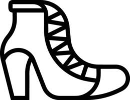 Boots symbol icon vector image. Illustration of the boot footwear shoe design image. EPS 10