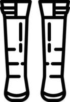 Boots symbol icon vector image. Illustration of the boot footwear shoe design image. EPS 10