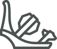 Boots symbol icon vector image. Illustration of the boot footwear shoe design image. EPS 10