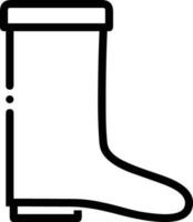 Boots symbol icon vector image. Illustration of the boot footwear shoe design image. EPS 10