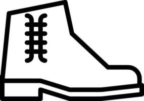 Boots symbol icon vector image. Illustration of the boot footwear shoe design image. EPS 10