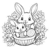 Easter Coloring Pages photo