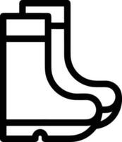 Boots symbol icon vector image. Illustration of the boot footwear shoe design image. EPS 10