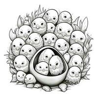 Easter Coloring Pages photo