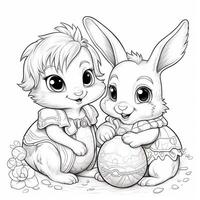 Easter Coloring Pages photo