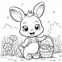 Easter Coloring Pages photo