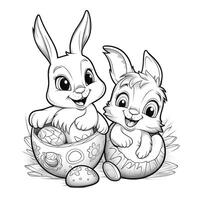 Easter Coloring Pages photo