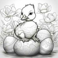 Easter Coloring Pages photo