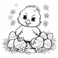 Easter Coloring Pages photo