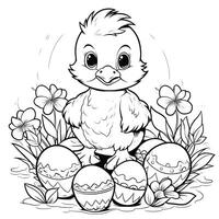 Easter Coloring Pages photo