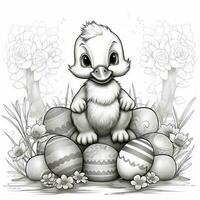 Easter Coloring Pages photo