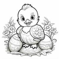 Easter Coloring Pages photo