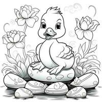 Easter Coloring Pages photo