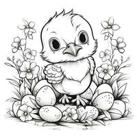 Easter Coloring Pages photo