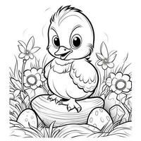 Easter Coloring Pages photo