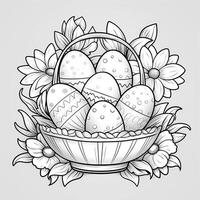 Easter Coloring Pages photo