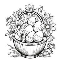 Easter Coloring Pages photo